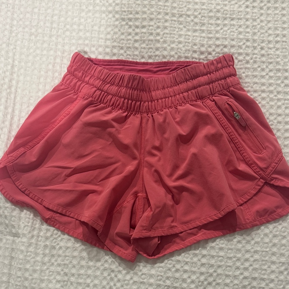 Lululemon Athletica Coral Athletic Shorts
